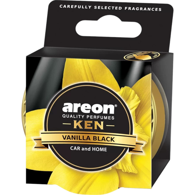 AREON гел ароматизатор за автомобил, KEN, 1 брой, Vanilla Black AREON гел ароматизатор за автомобил, KEN, 1 брой, Vanilla Black