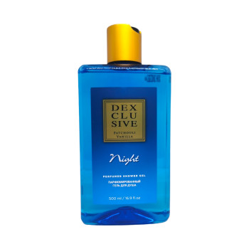 DEXCLUSIVE парфюмен душ-гел, 500мл, Patchouli Vanilla, Night DEXCLUSIVE парфюмен душ-гел, 500мл, Patchouli Vanilla, Night