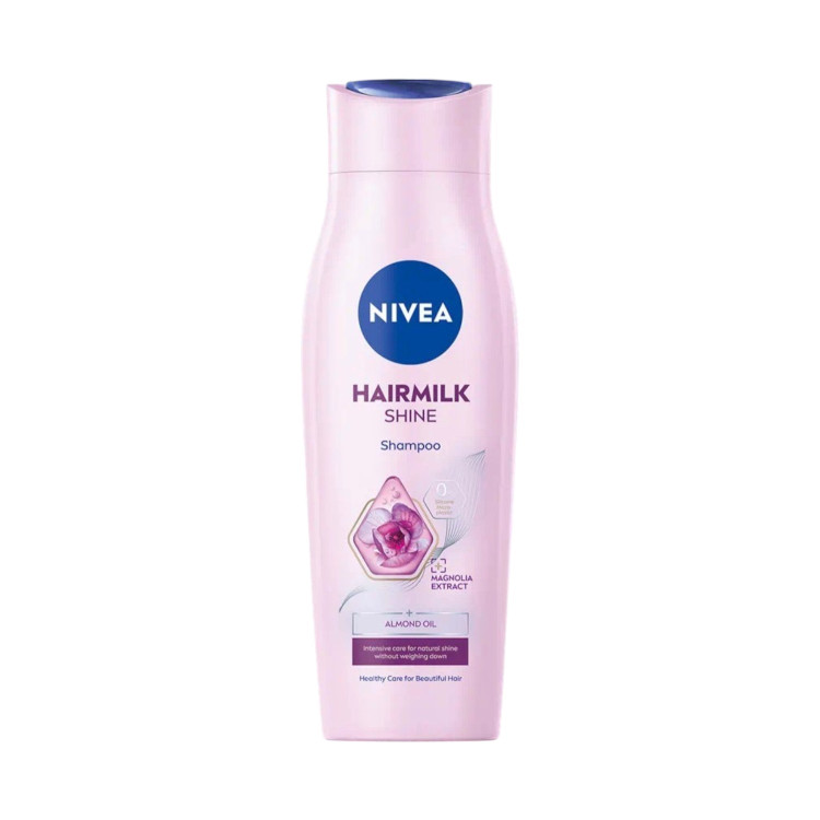 NIVEA шампоан за коса, Дамски, Hairmilk, Shine, 250мл NIVEA шампоан за коса, Дамски, Hairmilk, Shine, 250мл
