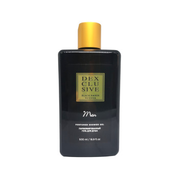 DEXCLUSIVE парфюмен душ-гел, 500мл, Black amber vetiver, Men DEXCLUSIVE парфюмен душ-гел, 500мл, Black amber vetiver, Men