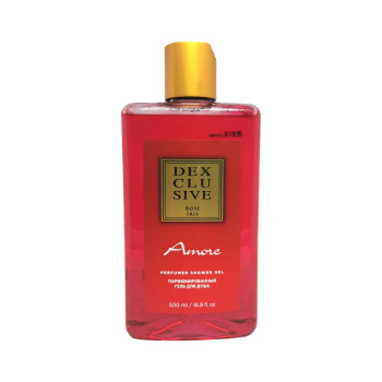 DEXCLUSIVE парфюмен душ-гел, 500мл, Rose Iris, Amore DEXCLUSIVE парфюмен душ-гел, 500мл, Rose Iris, Amore