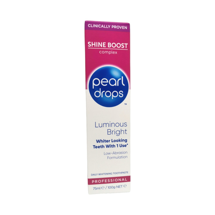 PEARL DROPS паста за зъби, 75мл, Shine boost, Luminous Bright