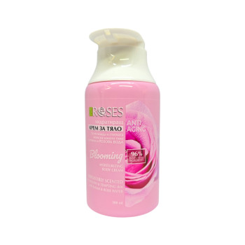 NATURA OF AGIVA ROSES крем за тяло, Хидратиращ, Помпа, 300мл, Розова вода NATURA OF AGIVA ROSES крем за тяло, Хидратиращ, Помпа, 300мл, Розова вода