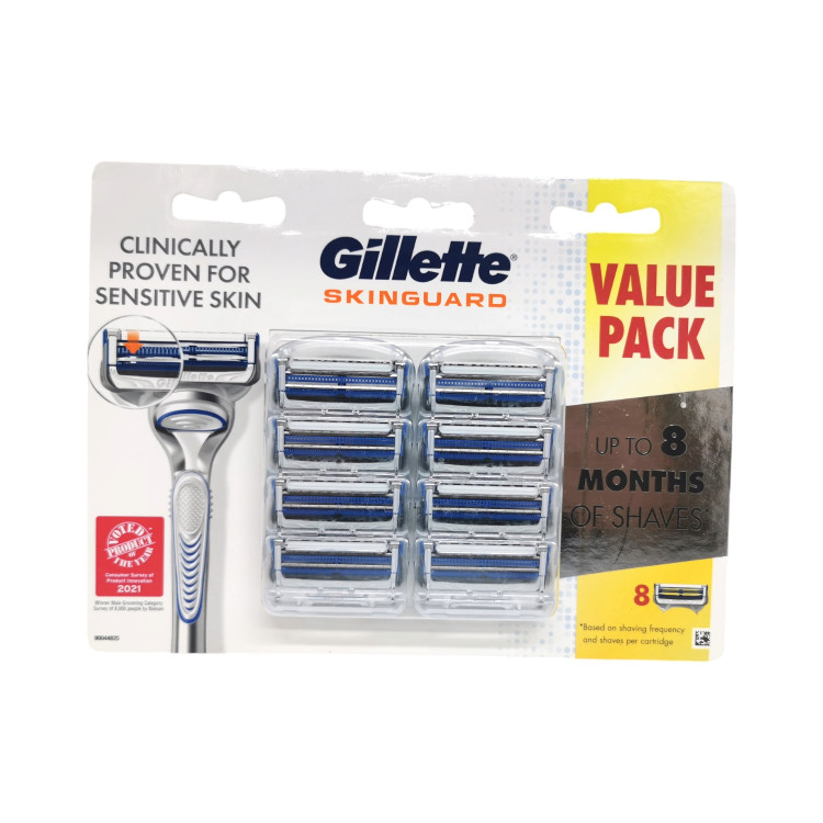 Gillette Skinguard Sensitive Резервни ножчета , 8 броя 