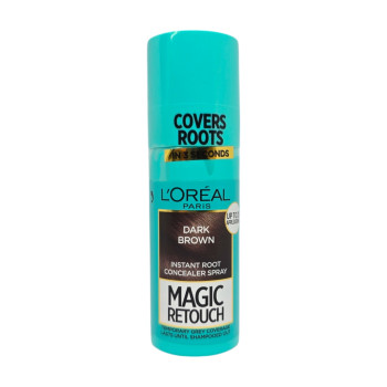 Loreal Paris magic retouch спрей за скриване на бели корени 74мл, Dark brown