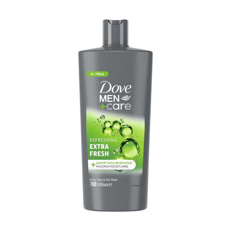 DOVE душ гел за мъже, 700мл, Extra fresh