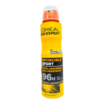 LOREAL дезодорант за мъже, Invincible sport, 150мл LOREAL дезодорант за мъже, Invincible sport, 150мл