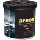 AREON ароматизатор гел консерва за дома и автомобила, Sport Lux, Silver AREON ароматизатор гел консерва за дома и автомобила, Sport Lux, Silver