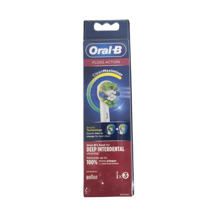 Oral-B накрайник за електрическа четка за зъби, Floss Action, 3 броя 