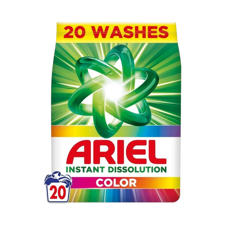 ARIEL прах за цветно пране с бързо разтваряне, 20 пранета ARIEL прах за цветно пране с бързо разтваряне, 20 пранета