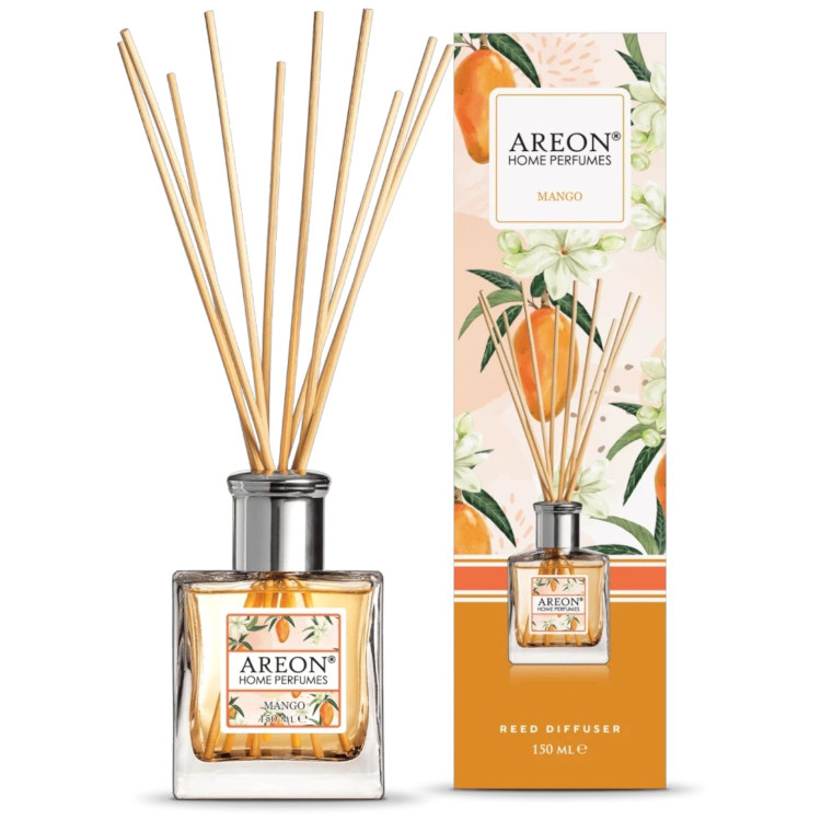 Areon домашен парфюм с клечки 150мл, Mango Areon домашен парфюм с клечки 150мл, Mango