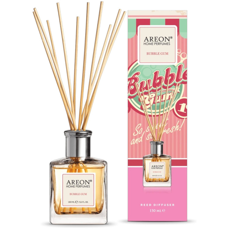Areon домашен парфюм с клечки 150мл, Bubble gum