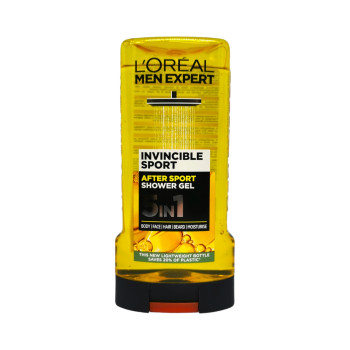 LOREAL men expert мъжки душ гел, Invincible sport , 300мл