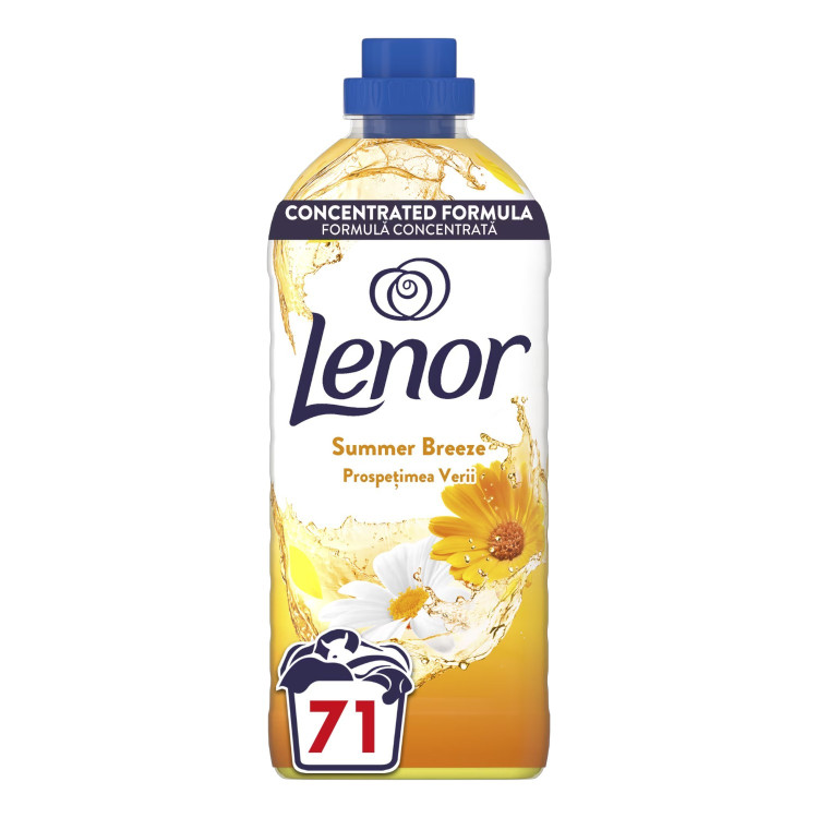 LENOR омекотител за пране, Summer breeze, 71 пранета, 1491мл LENOR омекотител за пране, Summer breeze, 71 пранета, 1491мл
