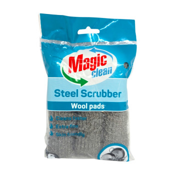 MAGIC CLEAN тел неръждаема, фина, 6 броя