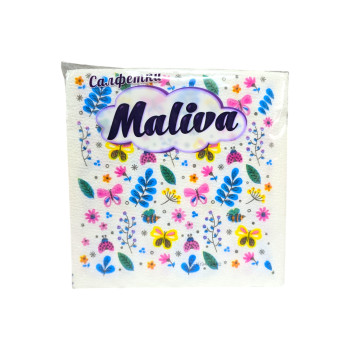MALIVA салфетки, 33/33см, 50 броя MALIVA салфетки, 33/33см, 50 броя