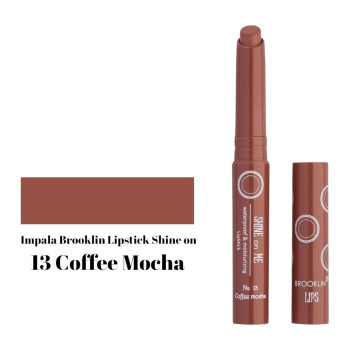 IMPALA BROOKLYN дълготраено червило, Shine on Me, Номер 13, Coffe Mocha IMPALA BROOKLYN дълготраено червило, Shine on Me, Номер 13, Coffe Mocha