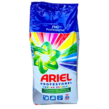 ARIEL прах за пране, Professional, Цветно пране, 67 пранета, 10кг