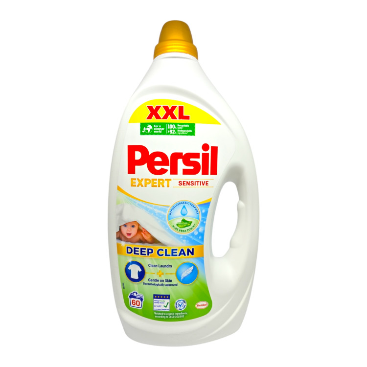 PERSIL течен перилен препарат, 60 пранета, 2700мл, Сензитив