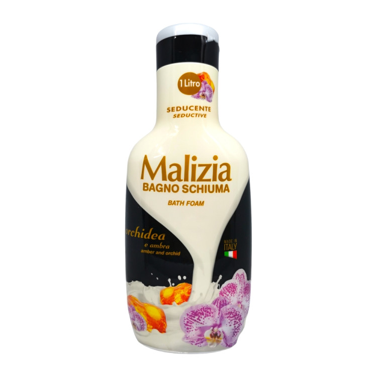MALIZIA душ-гел пяна за вана, Орхидея, 1литър