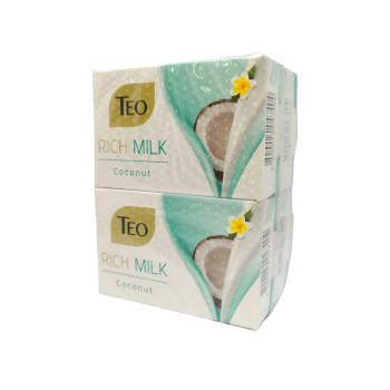 TEO тоалетен сапун, 1 брой х 90гр, Rich milk, Кокос TEO тоалетен сапун, 1 брой х 90гр, Rich milk, Кокос