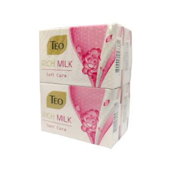 TEO тоалетен сапун, 1 брой х 90гр, Rich milk, Soft care TEO тоалетен сапун, 1 брой х 90гр, Rich milk, Soft care