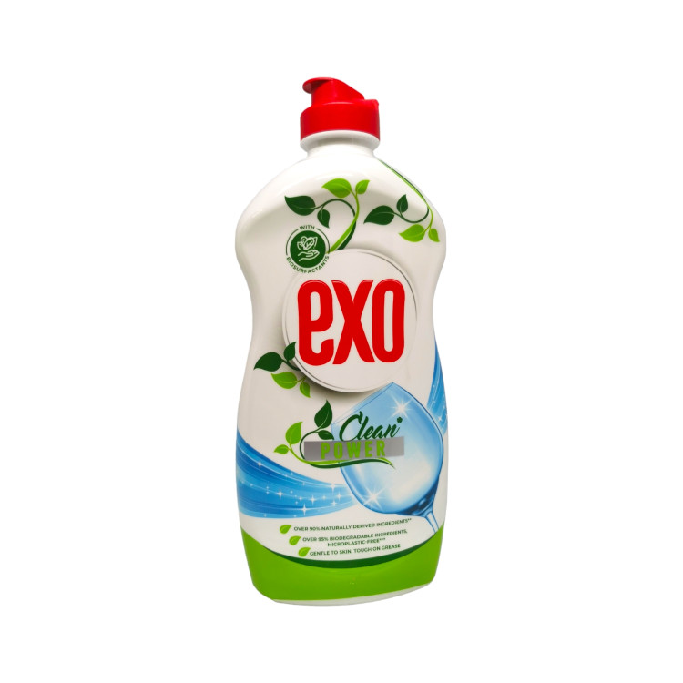 EXO препарат за измиване на съдове, Hidrobalsam, Clean power, 400мл