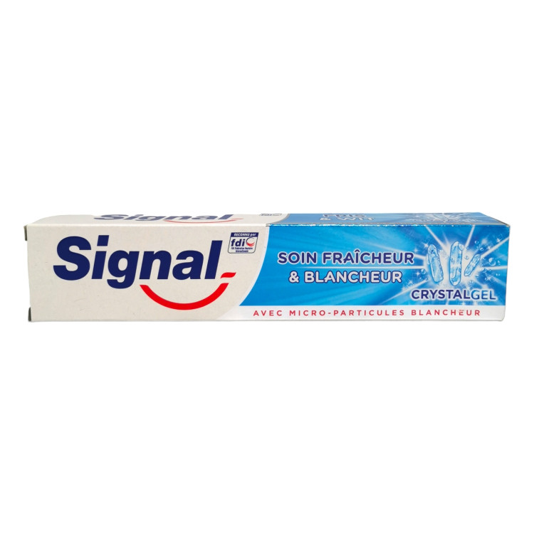 SIGNAL паста за зъби, Crystal gel, Soin fraicheur, 75мл