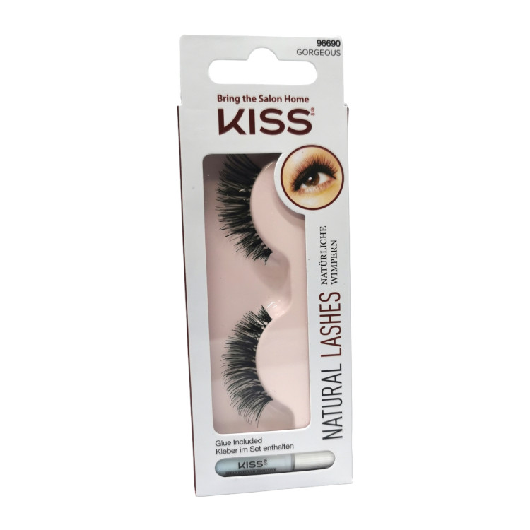 KISS изкуствени мигли от естествен косъм, Gorgeous, 96690