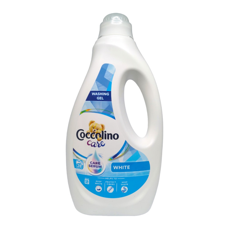 COCCOLINO течен перилен препарат, 1120мл, 28 пранета, Бяло пране
