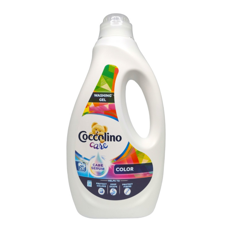 COCCOLINO течен перилен препарат, 1120мл, 28 пранета, Цветно пране
