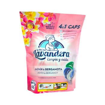 LAVANDERA капсули за пране, 46 броя, 4in1, Универсално пране, Jasmine & Bergamot LAVANDERA капсули за пране, 46 броя, 4in1, Универсално пране, Jasmine & Bergamot