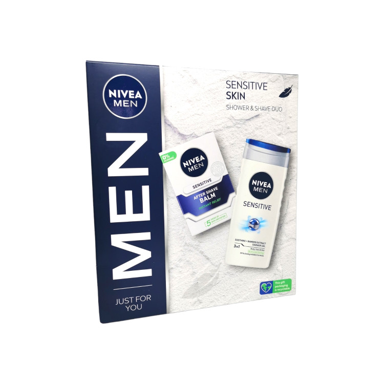 NIVEA подаръчен комплект за мъже, Sensitive skin