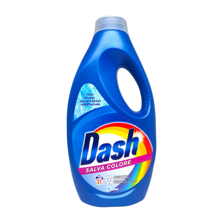 DASH течен перилен препарат, 1155мл, 21 пранета, Salva Colore