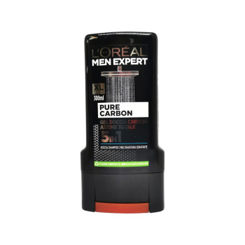 LOREAL men expert мъжки душ гел, Pure carbon, 300мл