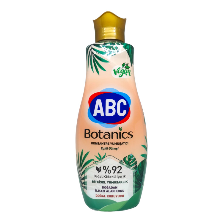 ABC парфюмен омекотител за пране, 60 пранета, 1440мл, Botanics, Dogal Koruyucu