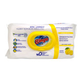 BINGO санитарни мокри кърпи, За почистване на всякакви повърхности, Лимон, 96 броя, 1100гр