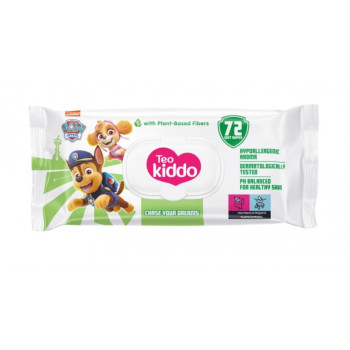 TEO KIDDO мокри кърпи, Paw patrol, 72 броя TEO KIDDO мокри кърпи, Paw patrol, 72 броя