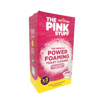 THE PINK STUFF почистваща пяна за тоалетна, 3х 100гр