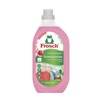 FROSCH течен перилен препарат за цветни дрехи, 1,5л, 22 пранета FROSCH течен перилен препарат за цветни дрехи, 1,5л, 22 пранета