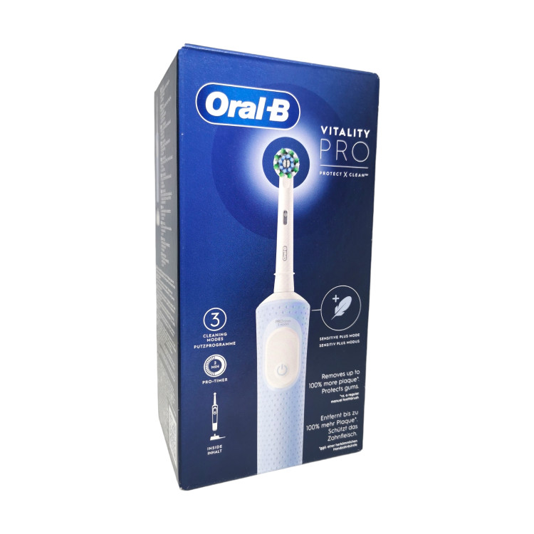 ORAL-B електрическа четка за зъби с зарядно, Vitality Pro, Бяла, 1 брой 