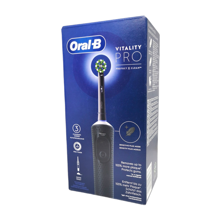 ORAL-B електрическа четка за зъби с зарядно, Vitality Pro, Черна, 1 брой 