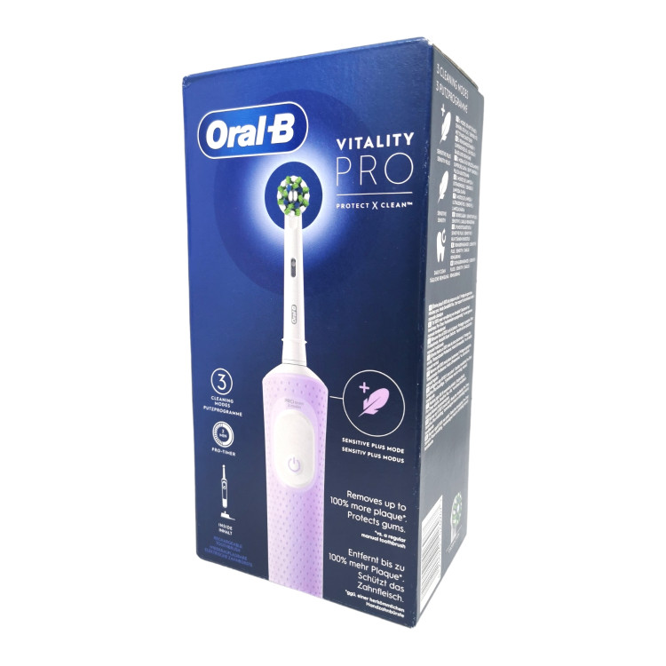 ORAL-B електрическа четка за зъби с зарядно, Vitality Pro, Розова, 1 брой 