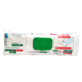 SLEEPY мокри кърпи универсални за почистване на под, 50 броя, Mop Adaptable, Extra Easy Clean SLEEPY мокри кърпи универсални за почистване на под, 50 броя, Mop Adaptable, Extra Easy Clean