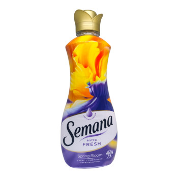 SEMANA омекотител за пране, 1500мл, 75 пранета, Extra fresh, Spring bloom