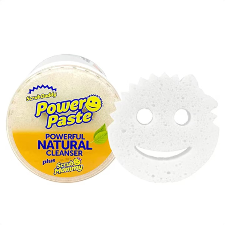 SCRUB MOMMY паста за почистване чудо, Power paste+ Гъба SCRUB MOMMY, 1 брой 