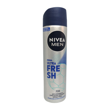 NIVEA дезодорант мъжки, Ultra Fresh, 150мл NIVEA дезодорант мъжки, Ultra Fresh, 150мл