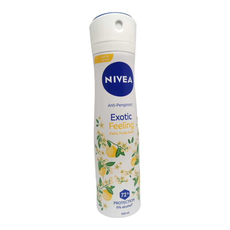 NIVEA дезодорант дамски, Exotic Feeling, 150мл