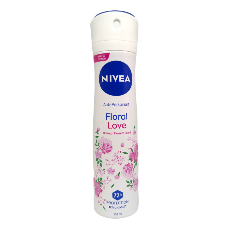 NIVEA дезодорант дамски, Floral Love, 150мл