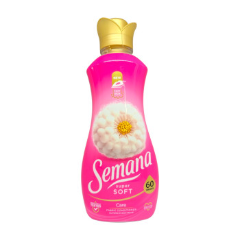 SEMANA омекотител за пране, 1200мл, 60 пранета, Super Soft, Care